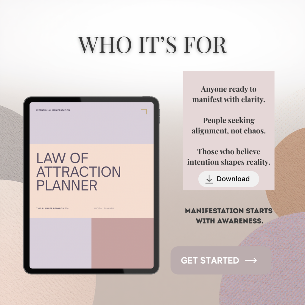 Law of Attraction Planner — Manifest with Clarity & Intention